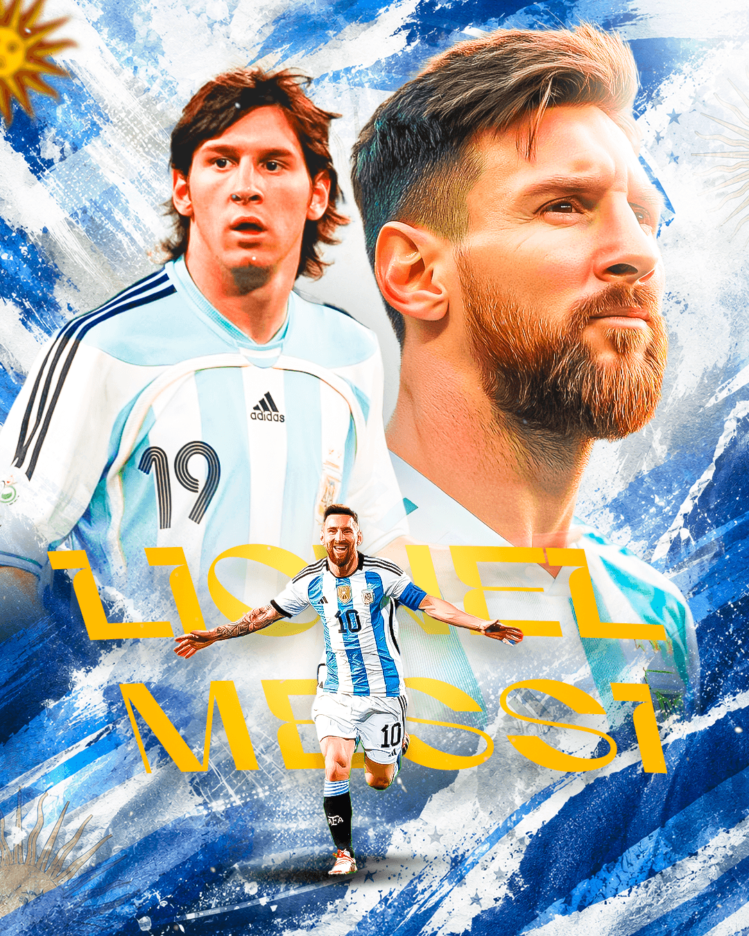 Flyer Esportivo — Messi